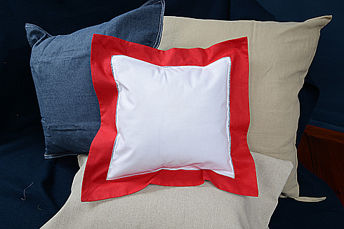 Hemstitch Baby Square Pillow 12"
